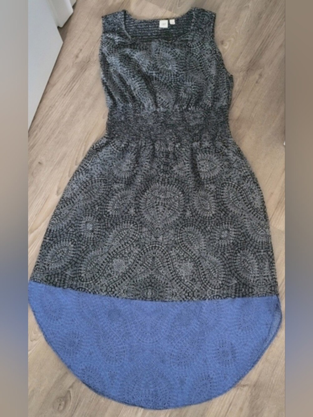 Gap Boho High-Low Paisley Midi Dress - Picture 4 of 4